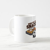 おやつ目当てのサッカーおバカナチョス コーヒーマグカップ (正面左)