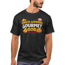 おやつ祭りのグルメ神!スローガンTシャツ