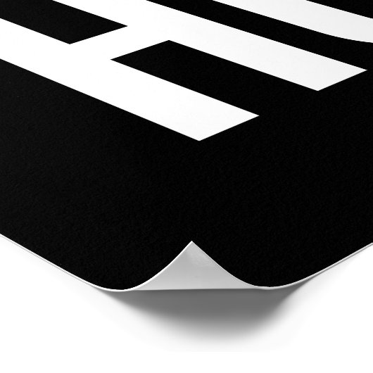 おやめしま保す – 成功やる気を起こさせる ポスター (角)