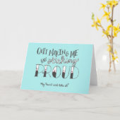 おやめめ誇りを持ったカード カード (黄色い花)