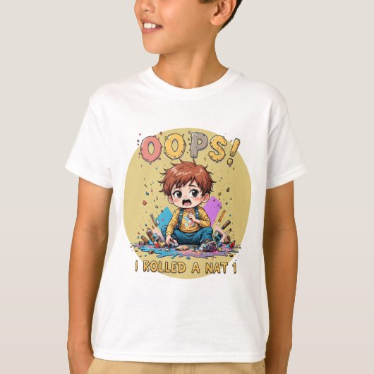 おや?1の目が出たみたい Tシャツ (正面)