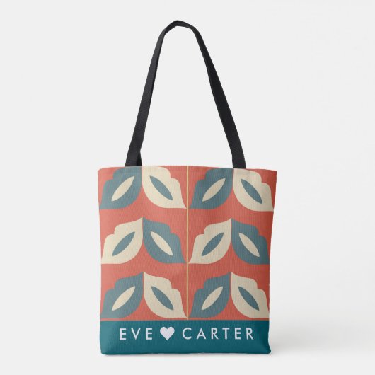 およくはしゃぐよび二唇のモチーフのトートバッグ トートバッグ (裏面)