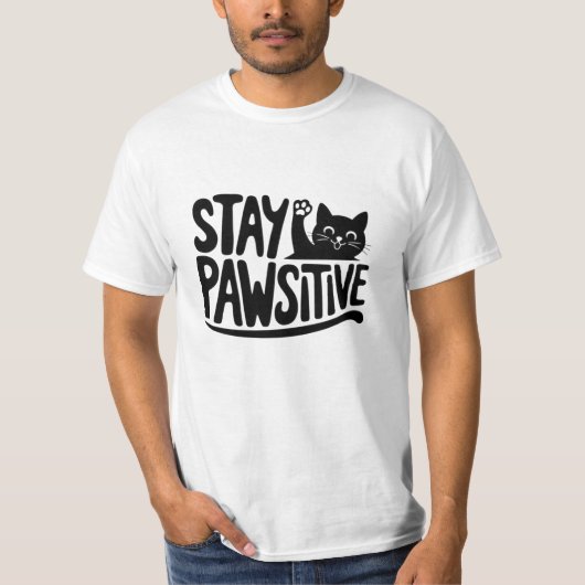 およびおもしろい予測できな猫好きグラフィックス Tシャツ (正面)