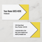 およびお洒落エグゼクモダンティブ・ビジネス・カード 名刺 (正面/裏面)