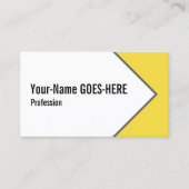 およびお洒落エグゼクモダンティブ・ビジネス・カード 名刺 (正面)