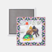 およびすてきフェスティバルクリスマスフォト写真フレーム マグネット (正面/裏面)