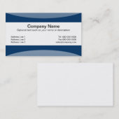 およびはっきりしたシンプルビジネス・カード 名刺 (正面/裏面)