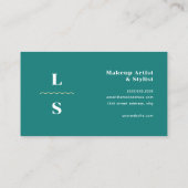 およびはっきりしたレトロ名刺 名刺 (裏面)