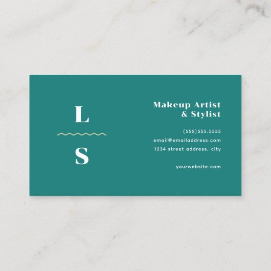 およびはっきりしたレトロ名刺 名刺 (裏面)