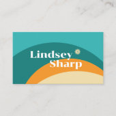 およびはっきりしたレトロ名刺 名刺 (正面)