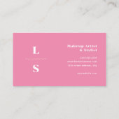 およびはっきりしたレトロ名刺 名刺 (裏面)