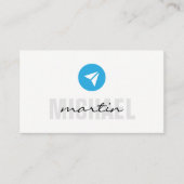 およびはっきりした文字メールのショートカットのアイコン 名刺 (正面)