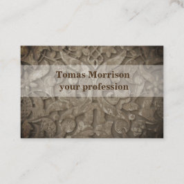 およびエレガントオリジナルバスジンカードデザイン 名刺