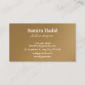 およびエレガントビジネスコンテンポラリーカード 名刺 (裏面)