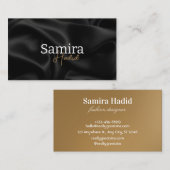 およびエレガントビジネスコンテンポラリーカード 名刺 (正面/裏面)