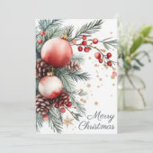 およびエレガントフェスティバル休日グリーティングカード シーズンカード (スタンド正面)