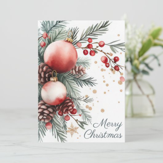 およびエレガントフェスティバル休日グリーティングカード シーズンカード (スタンド正面)