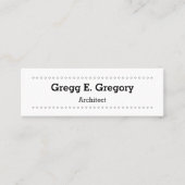 およびエレガントプロフェッショナルアーキテクトの名刺 スキニー名刺 (正面)