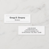 およびエレガントプロフェッショナルアーキテクトの名刺 スキニー名刺 (正面/裏面)