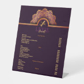 およびエレガント上品な美容師価格表 台座サイン (正面)