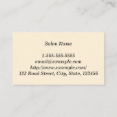 およびエレガントPlain Stylist名刺 名刺 (裏面)