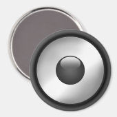 およびカッコいいおもしろい音楽スピーカーデザイン マグネット (正面/裏面)