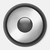 およびカッコいいおもしろい音楽スピーカーデザイン マグネット (正面)