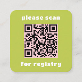 およびカラフルおもしろいレジストリの挿入 スクエア名刺