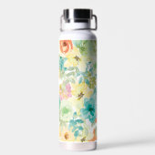 およびカラフルかわいらしフローラ水の色 ウォーターボトル (背面)