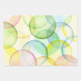 およびカラフルトレンディー誕生日ギフトラップ ラッピングペーパーシート