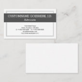 およびコンテンポラリートレンディー提唱者の名刺 名刺 (正面/裏面)