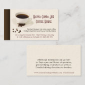 およびコーヒー豆のコーヒーハート 名刺 (正面/裏面)