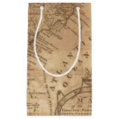 およびノースカロライナバージニア州の地図 スモールペーパーバッグ (正面)