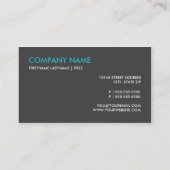 およびプロフェッショナル名エレガント刺テンプレート 名刺 (裏面)