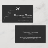 およびモダンシンプル旅行名刺 名刺 (正面/裏面)