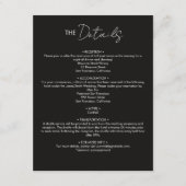 およびモダンミニマル詳細カード エンクロージャーカード (正面)