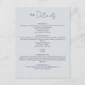 およびモダンミニマル詳細カード エンクロージャーカード (正面)