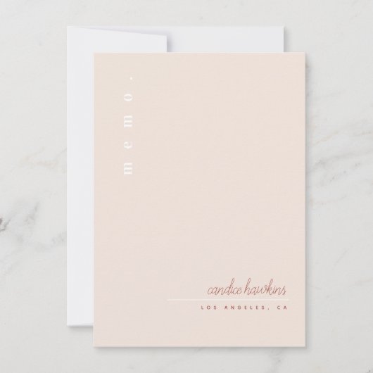 およびモダン 招待状 (正面)