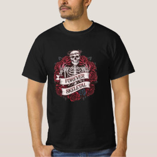 および予測できなレトロスケルトンデザイン(ファン用) Tシャツ