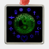 および単一性生命の樹 メタルオーナメント (正面)