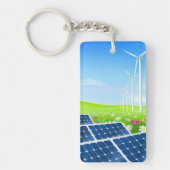 および太陽の風のパワーキーチェーン キーホルダー (正面)