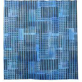 および失った見つかったパタストライプのーン シャワーカーテン