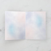 および抽象的な花ダビデの星 シーズンカード (内部)