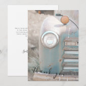 および素朴国ピックアップフラットサンキューカード サンキューカード (正面/裏面)