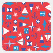 および航海の海・アイコン スクエアシール (正面)