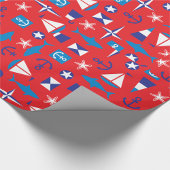 および航海の海・アイコン ラッピングペーパー