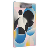 および鮮やか抽象芸術お洒落アートワークの幾何学的 クリップボード (右)