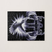 および鳩イエス・キリストイバラの冠 ジグソーパズル (横)