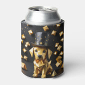 おりがみおしゃれ犬 缶クーラー (缶正面)
