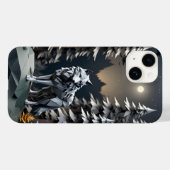 おりがみのグレーウルフ Case-Mate iPhoneケース (裏面 (横))